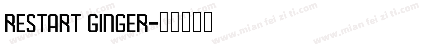 Restart Ginger字体转换